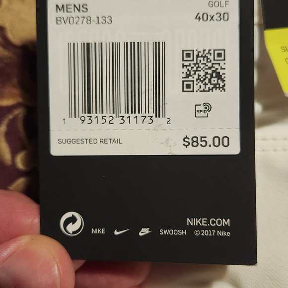 Men's Nike Flex Flat Front Golf Pants - Picture 2 of 2